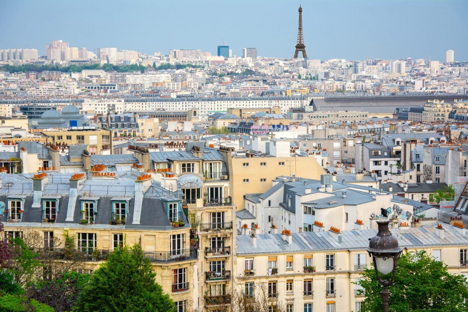 Vue panoramique de Paris en France